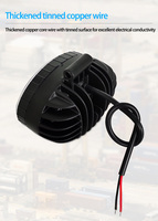 Feux de sécurité à LED pour chariot élévateur 10W, flèche de signalisation, 12-80V, lumière bleue, faisceau ponctuel, lumière pour piétons pour chariot élévateur, entrepôt