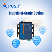 Servidor de Dispositivos Seriales de Doble Puerto PUSR, Convertidor de Modbus RTU a Modbus TCP MQTT con Interfaces RS232/RS485 USR-TCP232-410s-RT