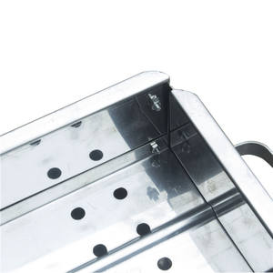 Parrilla Portátil de Acero Inoxidable Tipo Mariposa, Plegable, Resistente a la Oxidación, para Uso en Exteriores, Varios Tamaños - Product Image 1