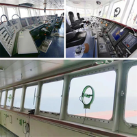 Ventana Circular Marina de Vidrio Aislante Low-E, Doble Acristalamiento Templado, para Observación en Barcos