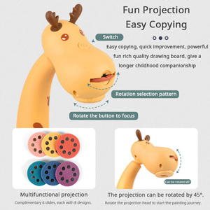 Trẻ em nhựa có thể tháo rời bảng chiếu dẫn sơn Bảng câu đố - Product Image 5