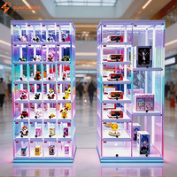 Machine à griffes commerciale certifiée qualité, à monnayeur, pour cadeaux, avec armoire à prix lumineuse et clé esclave