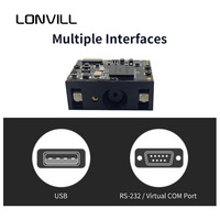 Lecteur de codes-barres industriel LONVILL A20-SR à longue portée, performance de décodage, moteur de code, petite taille, facile à intégrer