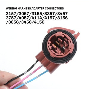 Automotive Brake <b>Light</b> <b>Socket</b> 3156 3157 Pre Wired Harness Adapter For LED Bulb Replacement Repair 12V - Product Image 3