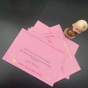 Custom Luxe Logo Reliëf Dank U Kaart Voor Small Business - Product Image 6