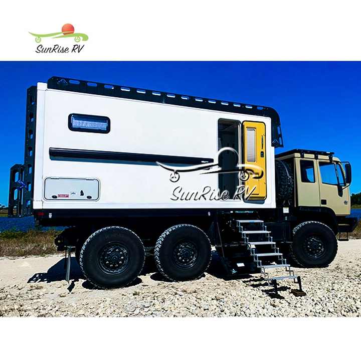 Unimog Expedition Truck Camper Slide on 4x4 Rv Camper Overland ...