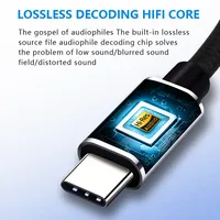 USB-C zu 3,5 mm TRRS Klinkenkabel, Lautsprecherkabel, Nylon-PVC-Kabel, Auto-Audio-Verlängerungskabel, 3,5 mm Stecker
