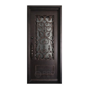 Otras puertas de hierro forjado Puertas de seguridad personalizadas Puertas delanteras para casas de villas Diseño de lujo Buen precio para Omán Arabia Saudita <span class=keywords><strong>Abria</strong></span> - Product Image 2