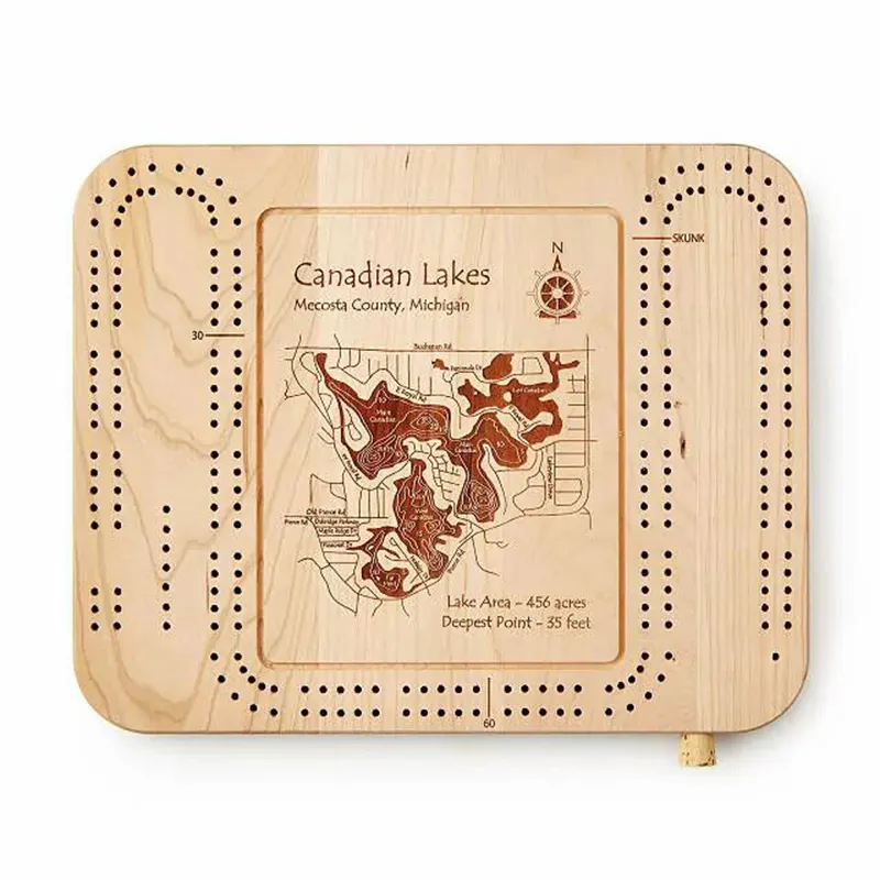 Wood Cribbage Board Game Set Sequence Clue Board Game Risk Board Game