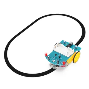 Tự làm gốc theo dõi dòng thông minh robot xe pcba giáo dục điện tử Kit chưa lắp ráp Khoa Học & Kỹ Thuật Đồ chơi Thử nghiệm Kit trẻ em