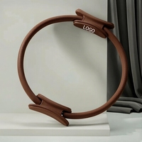 Anillo de Pilates Antideslizante y Duradero para Ejercicios de Resistencia, Yoga, Adelgazamiento y Entrenamiento de Músculos de la Pierna y el Suelo Pélvico