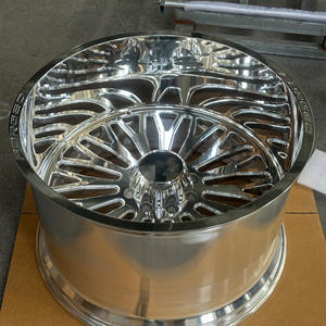 Ruedas Cóncavas Forjadas para Camioneta, Pulimentadas, con Tapas Centrales, 28x14, 28x16, 30x14, 30x16, de 24, 26, 28 Pulgadas, Todoterreno, 8x170, 8x180, 8x6.5 - Product Image 2