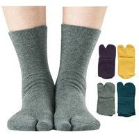 남성 발목 플립플랍 양말 타비 토 게타 니트 스판덱스/나일론 땀 흡수 속건 스프링 운동선수용