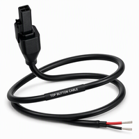 Adaptateur de faisceau de câbles pour interrupteur à bouton supérieur à verrouillage positif 2x2 à 4 broches personnalisé, 250V, en cuivre pur, pour systèmes de machines de jardinage