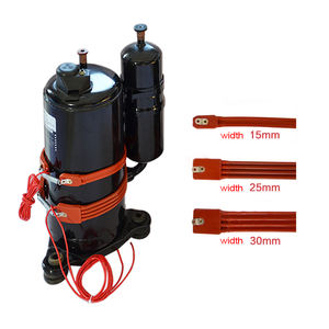 Self-control Temperature Flexible Silicone <b>Rubber</b> <b>Belt</b> Crankcase Heater for Compressor - Product Image 1
