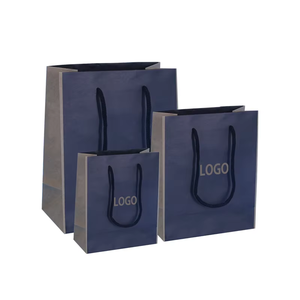 Bolsa de Papel de Regalo Personalizada al por Mayor, Bolsa de Regalo Reciclable de Cartón de Lujo con Asas de Cuerda - Product Image 2