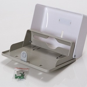 Distributeur de serviettes en plastique mural pour salle de bain Yigao avec couvercle pour le rangement du papier toilette - Product Image 5