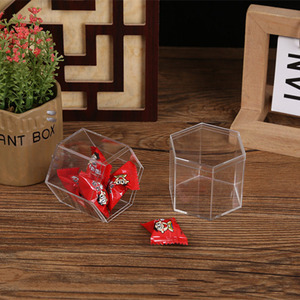 Boîte d'emballage en plastique PS recyclable en gros pour bonbons et cadeaux, bacs <span class=keywords><strong>de</strong></span> <span class=keywords><strong>rangement</strong></span> en plastique pour artisanat, 2,75 x 2,36 x 2,16 pouces - Product Image 3