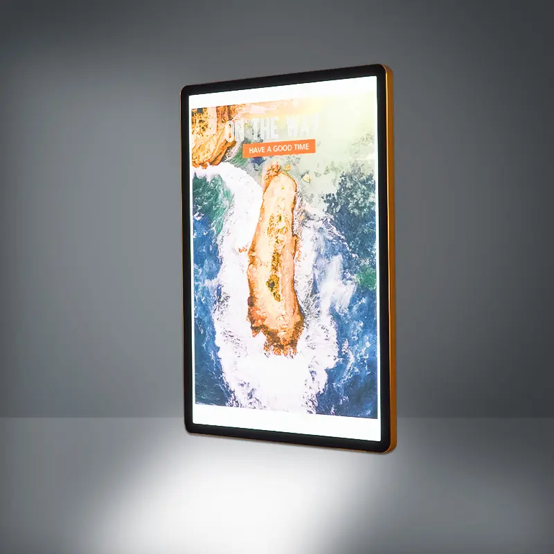 Khung ảnh với bên trong ánh sáng đèn bài Hộp ánh sáng Movie Poster hiển thị Cinema Light Box