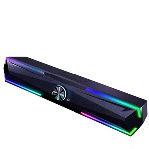ระบบโฮมเธียเตอร์ ลำโพงไฟ LED RGB ซาวด์บาร์สเตอริโอ สำหรับเล่นเกมไร้สาย ลำโพงคอมพิวเตอร์ 5-10W ฟูลเรนจ์ - Product Image 4