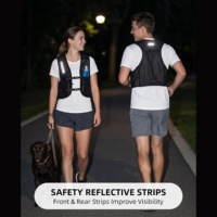Sac à dos d'hydratation ultra-léger YOUK personnalisé, gilet de course réfléchissant avec bouteille d'eau pour le sport, le cyclisme et le jogging