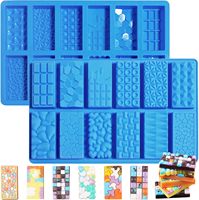 12-fach Silikonform zum Auseinandernehmen, umweltfreundlich, für Protein-Candy, DIY-Kekse, Backwerkzeuge, Kuchendekorationsform
