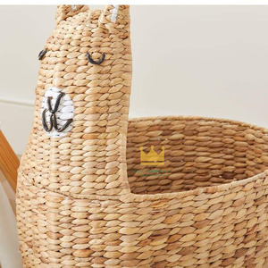Cesta de suelo de jacinto de agua de moda, de alta calidad, tejida a mano, con forma de camello, para almacenamiento de juguetes infantiles - Product Image 3