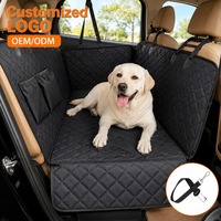 Nouveau produit phare : Housse de siège respirante pour animaux de compagnie en Oxford et polyester avec fenêtre en maille et fond rigide pour SUV