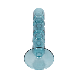 <b>Glass</b> Candle Holder For Taper And Pillar Candles Minimalist Centerpiece Table Dining Kitchen Coffee Decor - Product Image 6