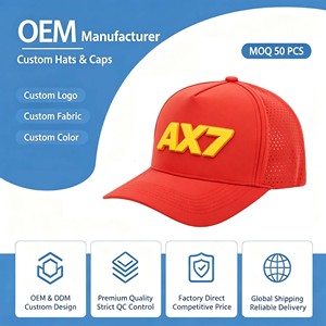 Gorra de béisbol estructurada de 6 paneles con logo personalizado, corona alta, snapback, venta al por mayor, OEM, ODM, sarga de algodón, ajustable, China - Product Image 1