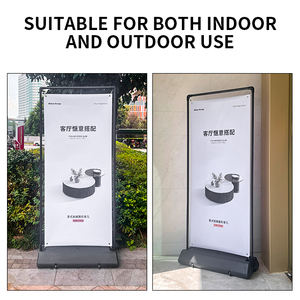 Espositore Roll-up BOZE con Base Pesante in Alluminio - Design Bifacciale Portatile Grande 80x180cm per Pubblicità e Promozione Aziendale - Product Image 4