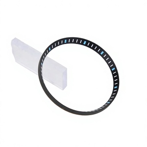 Reloj Clásico SKX007 Negro con Marcadores en Oro Rojo, Amarillo, Azul y Naranja, Anillo de Capítulo - Product Image 4