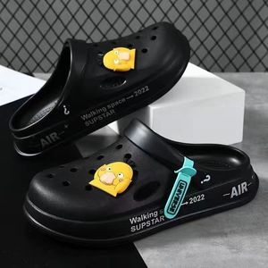 Chaussures de plage pour hommes, style décontracté, semelle épaisse antidérapante, chaussures à trous pour hommes - Product Image 2