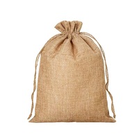 Pochette cadeau en toile de jute écologique, sac à bijoux imprimé numériquement, sac en jute, sacs d'emballage personnalisables