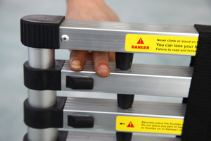 Aluminium Foldable Step Telescopic Extension <strong>Bamboo</strong> <strong>Ladder</strong> 2.6 Meter Aluminum Outdoor Modern <strong>Ladders</strong> Aluminum a Series 9 Steps - Product Image 5