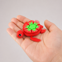 Services d'impression 3D : Jouet animalier pour enfants, crabe ermite aux grands yeux, articulations mobiles, idéal pour les récompenses et cadeaux d'entreprise personnalisés