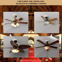 Kit de fixation pour ventilateur de plafond en plastique avec installation facile pour usage intérieur, angle de 80°, 1 pièce