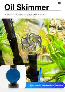 SUNSUN 3 1 Filter Akuarium Eksternal Hang Back Pengumpul Kotoran Ikan Pembangkit Oksigen Pembuat Gelombang Plastik 500L/H Output 100% - Product Image 3