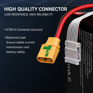 Batterie de drone haute tension 20Ah 53.2V 10C ultra haute capacité pour grands drones RC, directement de l'usine - Product Image 6