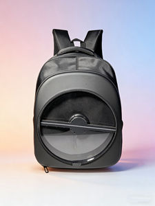 Mochila de Cuero con Ventilador Holográfico HD de 28 cm, Resistente al Agua, con 2 Aspas, Pantalla Holográfica 3D, Visualización a Simple Vista, Otros Equipos de Publicidad - Product Image 6