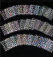 Autocollants et décorations pour ongles 3D, fleurs colorées, fleurs de cerisier, roses, marguerites, 30/60 pièces, décoration de manucure en forme de cœur, 5.5x6cm