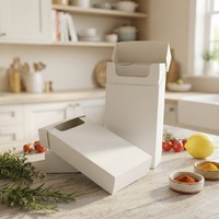 Scatole all'ingrosso in cartone bianco con laminazione opaca per caramelle lunghe e confezioni di caffè liquido soft-pack