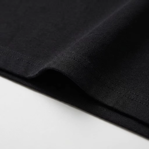 T-shirt uni 100 % coton de haute qualité pour homme, coupe ample, épaules tombantes, streetwear épais, t-shirts personnalisés surdimensionnés avec lettres pour homme - Product Image 5