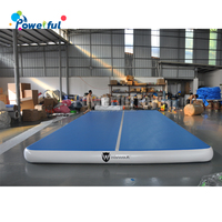 Tapis de gymnastique gonflable carré de qualité commerciale pour la danse