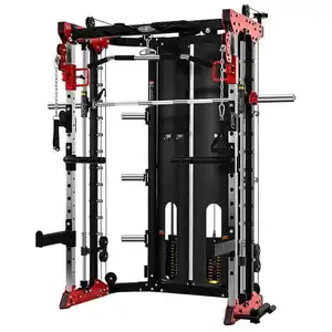 2023 New Home Bodybuilding Kommerzielle Squat Rack Cage Gym Smith Maschine Multifunktion ale Gewichtheben Training Smith Maschine