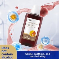 Bain de bouche Liuhe Povidone Iodée Menthe, Haleine Fraîche, Haute Efficacité Stérilisante, Personnalisable OEM pour Hôpitaux Dentaires et Usage Oral