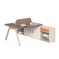 Poste de travail de bureau en îlot, bureau informatique moderne avec cloison de séparation pour employé, ensemble de mobilier de luxe en forme de L pour personnel, vente en gros