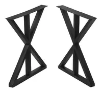 X-образная металлическая настольная ножка, Настольная основа для обеденной мебели, Настольная рама