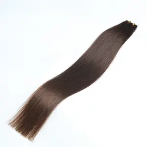 Colore ombre nero/grigio remy india nastro per capelli extension