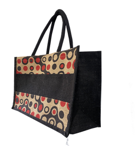 Sacs de shopping en jute de qualité supérieure, grand sac à main en jute pour femmes et hommes avec impression sérigraphique élégante - Product Image 6